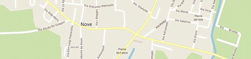 Mappa della impresa pasticceria marcon snc di marcon franco e c a NOVE