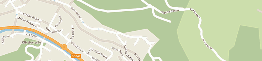 Mappa della impresa uberbacher adolf a ORTISEI