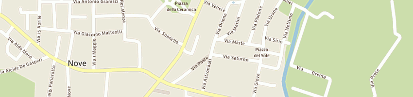 Mappa della impresa crestani 2000 srl a NOVE