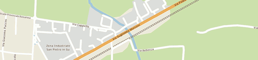 Mappa della impresa solon spa a SAN PIETRO IN GU