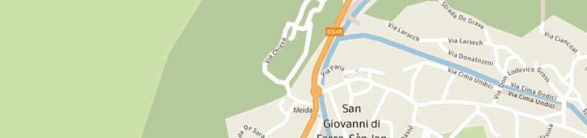 Mappa della impresa edil ladina di cloch maurizio e c snc a POZZA DI FASSA