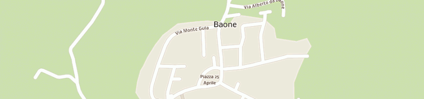 Mappa della impresa baccus srl a BAONE