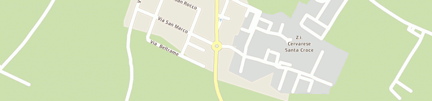 Mappa della impresa party pizza di milani giacomino a CERVARESE SANTA CROCE