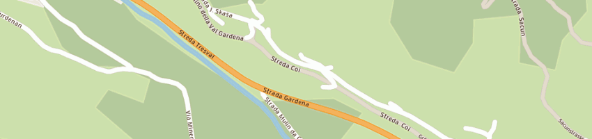 Mappa della impresa garni' pra palmer a ORTISEI