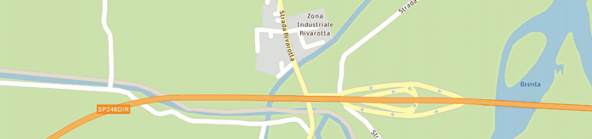 Mappa della impresa birreria antica fabbrica a BASSANO DEL GRAPPA