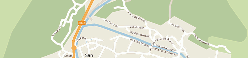 Mappa della impresa chiocchetti marco a POZZA DI FASSA