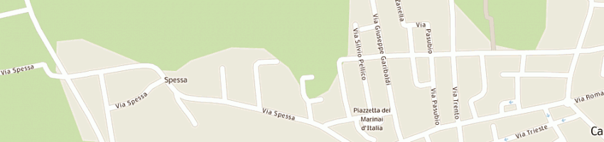 Mappa della impresa caron di caron renzo e c sas a CARMIGNANO DI BRENTA