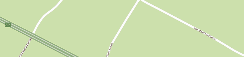 Mappa della impresa becca domenico a IMOLA