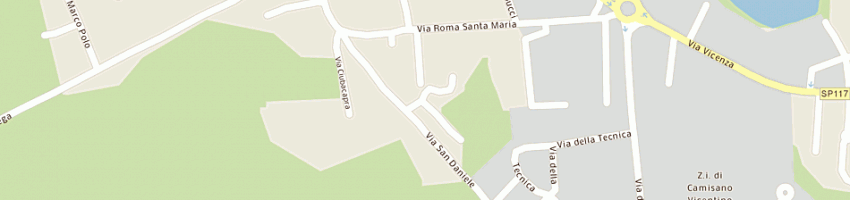Mappa della impresa borghi emanuele a CAMISANO