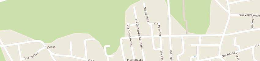 Mappa della impresa visentin a CARMIGNANO DI BRENTA