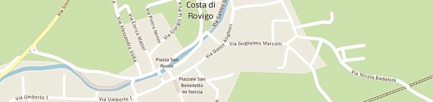 Mappa della impresa scuola materna anna osti a COSTA DI ROVIGO