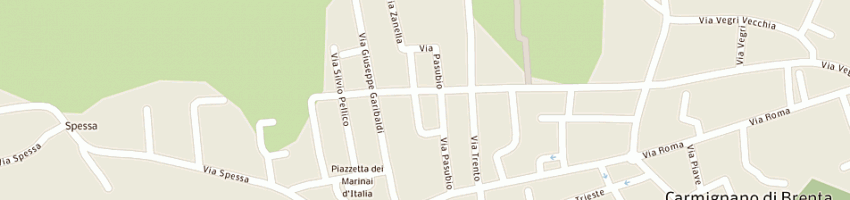 Mappa della impresa perongomme (srl) a PADOVA