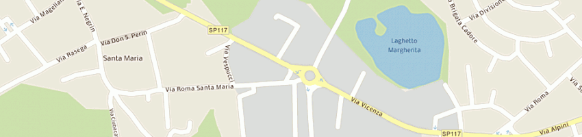 Mappa della impresa azt di tescaro franco a CAMISANO VICENTINO
