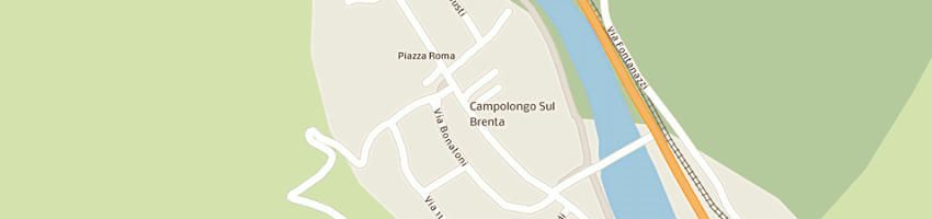 Mappa della impresa new diffusion snc di lazzarotto loretta e bizzotto marina a CAMPOLONGO SUL BRENTA