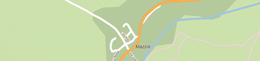 Mappa della impresa albergo val udai a MAZZIN
