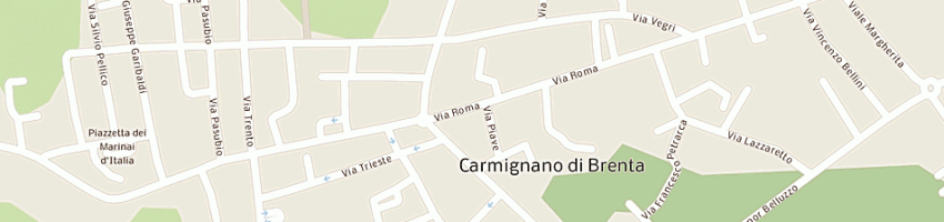 Mappa della impresa biscottificio bellini giuseppe di bellini giovanni a CARMIGNANO