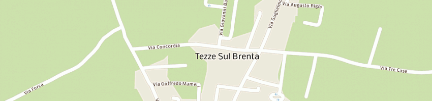 Mappa della impresa euroagent di bisson giuseppe a TEZZE SUL BRENTA