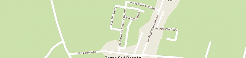 Mappa della impresa trimec (snc) a TEZZE SUL BRENTA