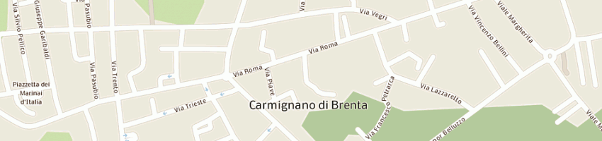 Mappa della impresa sette srl a PADOVA