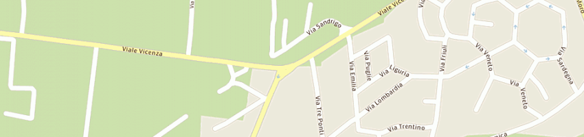 Mappa della impresa la quercia snc di morlin diego e c a BASSANO DEL GRAPPA