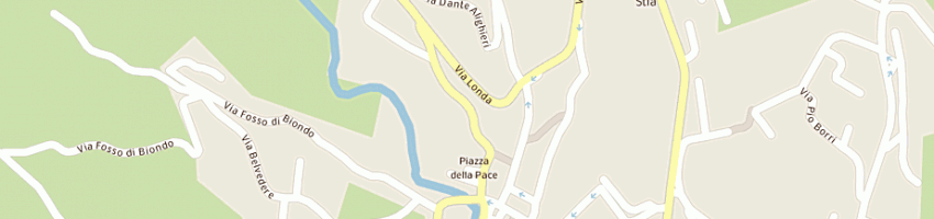 Mappa della impresa il ristorante la rana da filetto snc a STIA