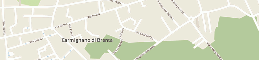 Mappa della impresa barco michele a CARMIGNANO DI BRENTA