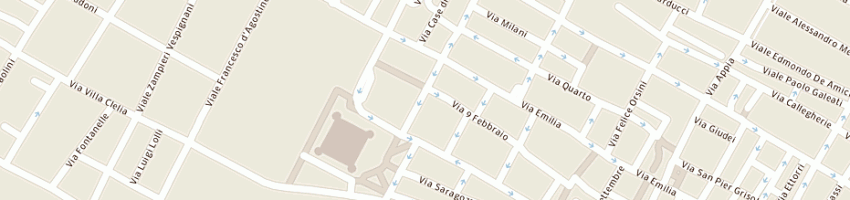 Mappa della impresa immobiliare adriatica di zuffa gian marco a IMOLA