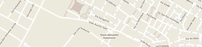 Mappa della impresa tecso srl a IMOLA