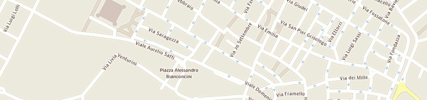 Mappa della impresa abus italia srl a IMOLA