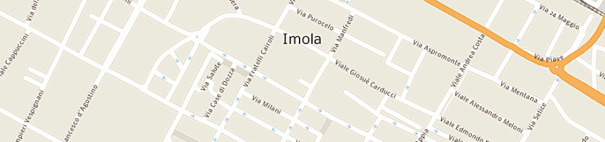 Mappa della impresa min interno-dip vigili del fuoco socc pubblico e difesa civile di a IMOLA