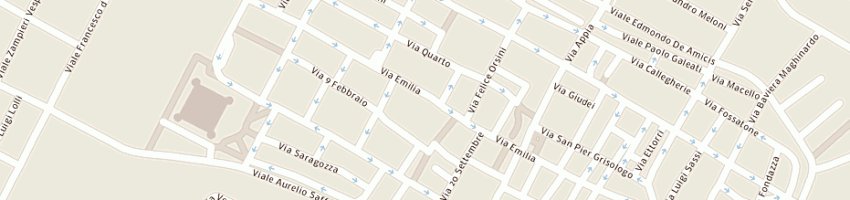 Mappa della impresa acli service imola srl a IMOLA