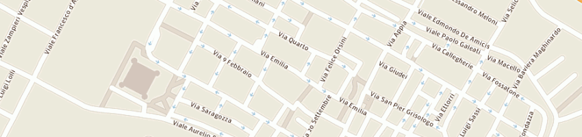 Mappa della impresa cafe ' del grillo di zardi roberta e c sas a IMOLA