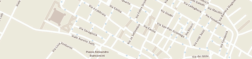Mappa della impresa gentilini pietro a IMOLA