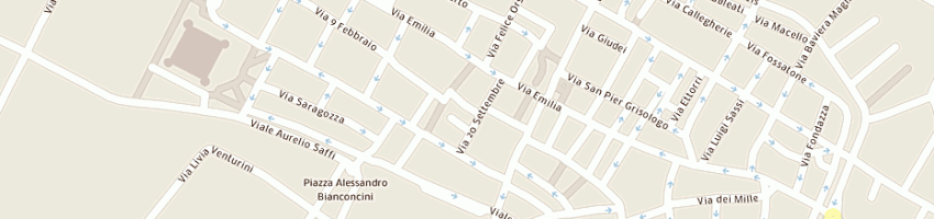 Mappa della impresa croce del sud snc a IMOLA