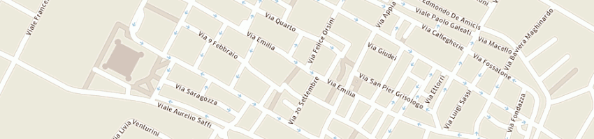 Mappa della impresa sabbatani susi a IMOLA