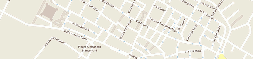 Mappa della impresa musconi valeria a IMOLA