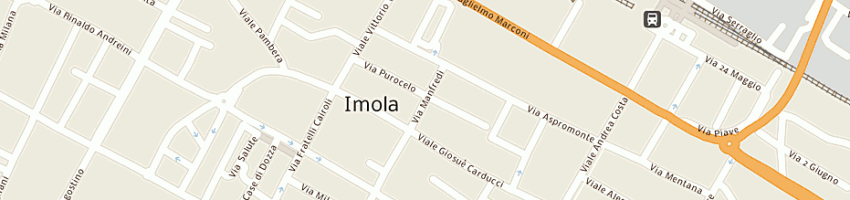 Mappa della impresa gruppo imolese danza classica a IMOLA