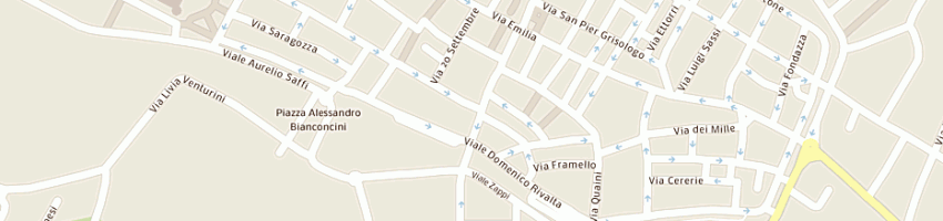 Mappa della impresa citra' diego a IMOLA