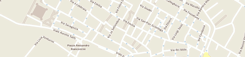 Mappa della impresa bar roma sas di bendanti r e c a IMOLA