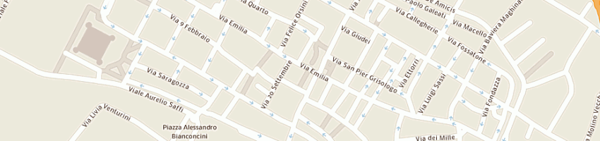 Mappa della impresa ajmo srl a IMOLA