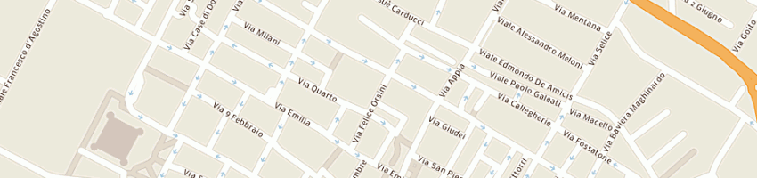 Mappa della impresa bar ai giardini di manuelli g a IMOLA