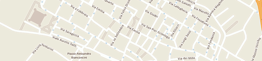 Mappa della impresa martini claudia snc a IMOLA