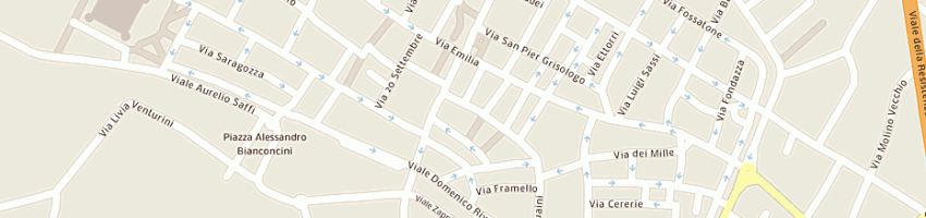 Mappa della impresa grifo assicurazioni srl a IMOLA