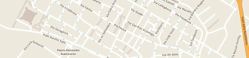 Mappa della impresa minghetti alberto a IMOLA