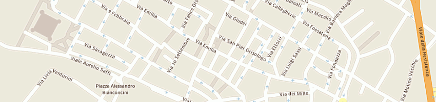 Mappa della impresa bar sala da the giuli bar a IMOLA