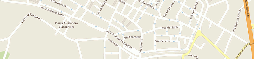 Mappa della impresa panari antonio a IMOLA