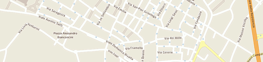 Mappa della impresa gioielleria' 18 kappa' di baldazzi elisabetta e grazia sdf a IMOLA