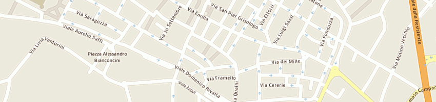 Mappa della impresa api associazione piccole e medie industrie a IMOLA