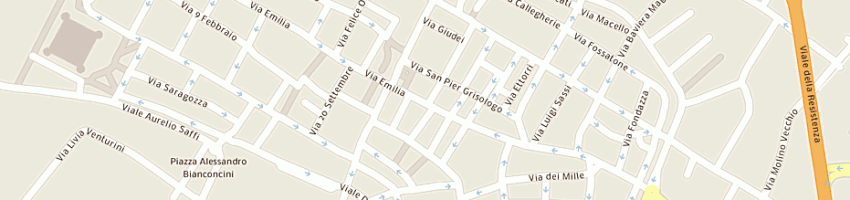 Mappa della impresa bar bologna a IMOLA