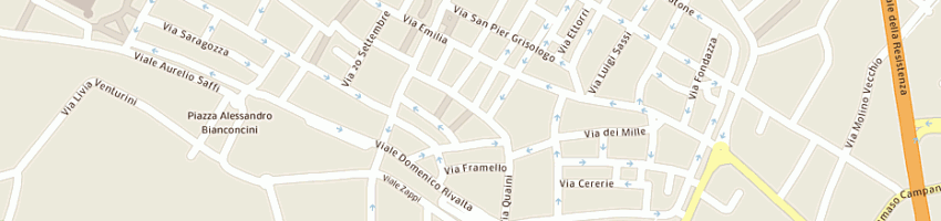 Mappa della impresa randstad italia societa' di fornitura di lavoro temporaneo spa a IMOLA